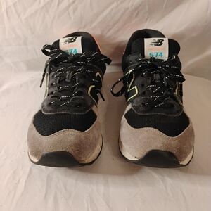 New Balance 574 Tri-Color Suede Sneaker